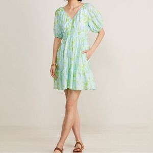 Vineyard Vines Puff Sleeve Mini Dress Size Small
